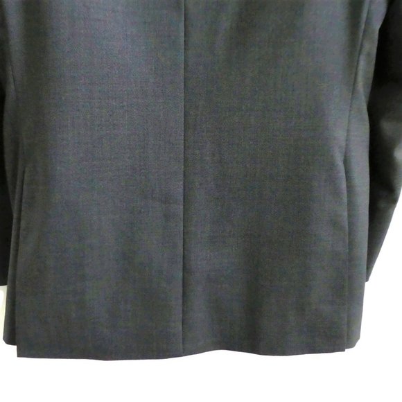 Jos A Bank Blazer Sports Coat Pure Wool Steel Grey 2 Button Dual Vent 42R - Picture 6 of 12